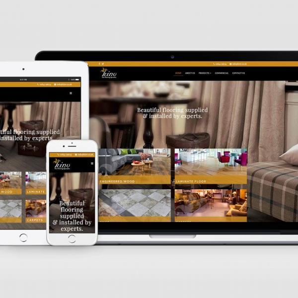 Kinv Website Design